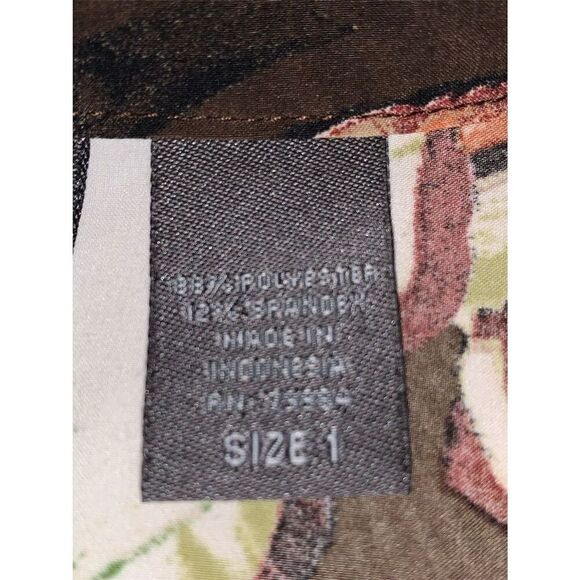 Additions by Chico's Women's Floral Sleeveless Vest Multicolor Size 1 - Picture 9 of 12